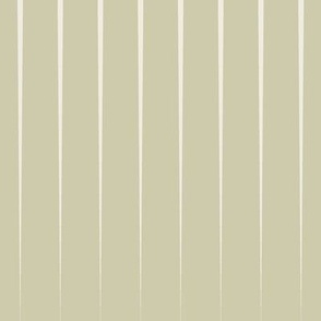optical stripes - creamy white_ thistle green - simple long geometric