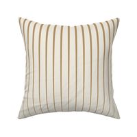 optical stripes - creamy white_ lion gold 02 - simple long geometric