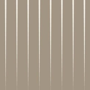 optical stripes - creamy white_ khaki brown - simple long geometric