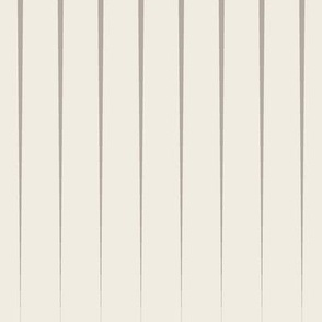 optical stripes - cloudy silver taupe_ creamy white 02 - simple long geometric