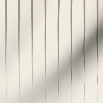 optical stripes - creamy white_ khaki brown 02 - simple long geometric