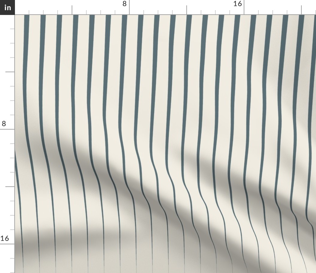 optical stripes - creamy white_ marble blue teal - simple long geometric