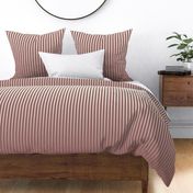 optical stripes - creamy white_ copper rose pink - simple long geometric