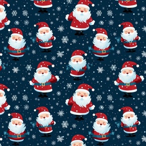 Christmas Santa Claus Fabric stocking