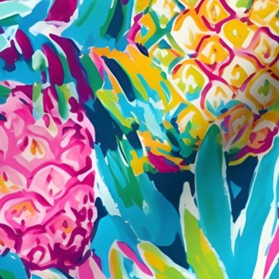 Pineapple Daiquiri - Pink/Blue