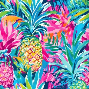 Pineapple Daiquiri - Pink/Blue