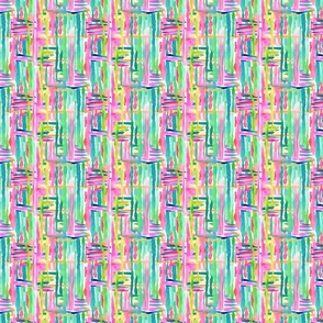 Sunny Spectrum Lines – SM. -  Pink/Green