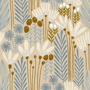 Lisse (blue and beige)