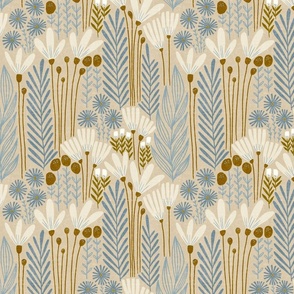Lisse (blue and beige) (small)