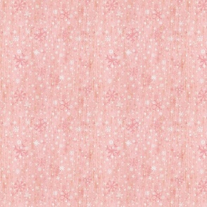 Snowflakes Swirl-PALE-PINK-8inch