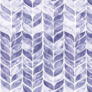 Watercolor Whale Tail Tiles - Dusty Purple 