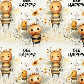 Bee Happy Small Scale  ** Also available in larger scale **