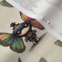 Anthropomorphic Bat and Robot Butterfly Small 