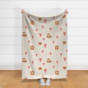 Hearts, kisses en lots of Italian passion, warm colors and a whimsical design
