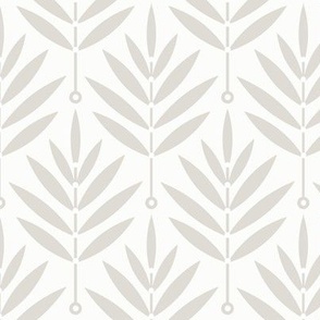  Symmetry in Nature: A Minimalistic Interpretation of Twigs in Monochrome //  normal scale 0038 O // black and white nature geometric botanical abstract modern artistic flora twig leaf platinum silver grey minimalist symmetrical design illustration elegan