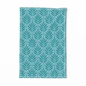  Serene Elegance: A Minimalist's Approach to Nature's Beauty //  normal scale 0038 I // abstract art nouveau geometric leaf modern nature botanical cyan aqua cerulean twigs calming clean design contemporary decorative elegant minimalist organic peaceful