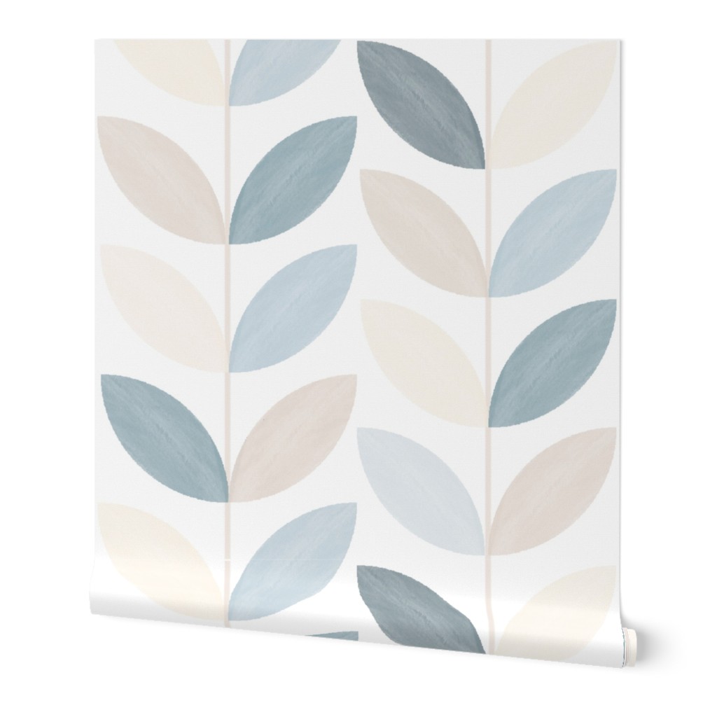 Scandinavian Chevron Leaves