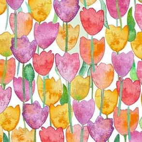 Watercolor Tulips (V1)
