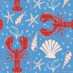 Deep Sea Lobster - Nautical Blue Regular