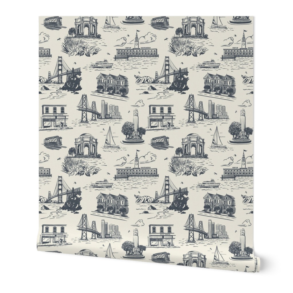 San Francisco Toile Hale Navy SM