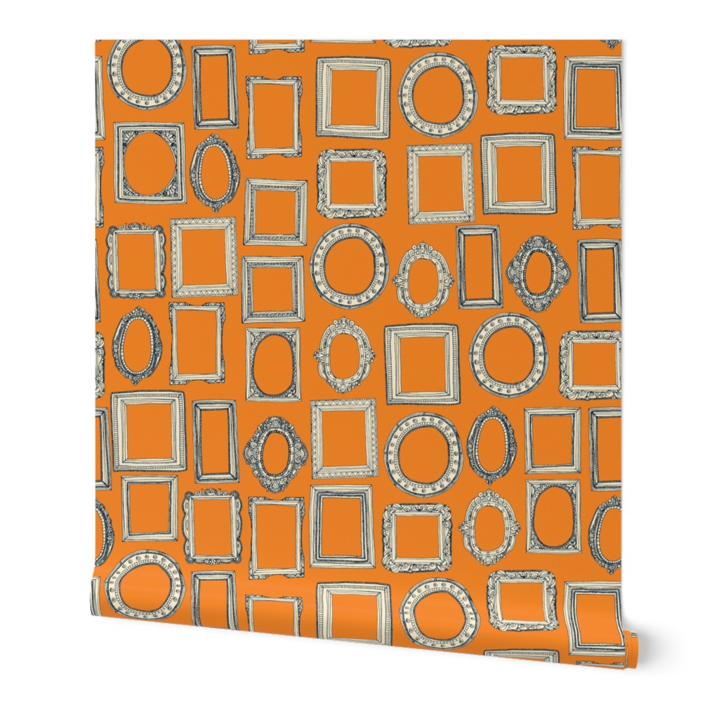 picture frames indigo tangerine large