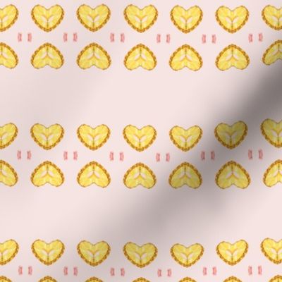 mini pineapple hearts