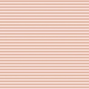 Small scale vertical pin stripe on peach tones for kids apparel and decor