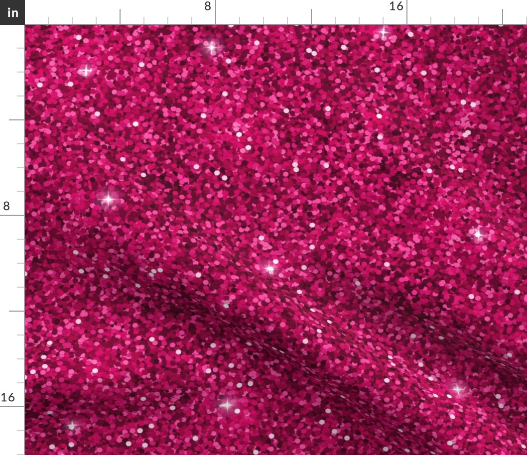 Large Electric Pink Faux Glitter (Each piece of "glitter" is about 1/4 inch)