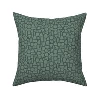 Non Directional Shapes | Small Scale | Dark green, sage Green, mint green | geometric