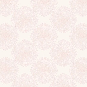 Wood Grain Geometric Pattern in Soft Pink and Ivory.