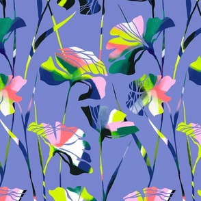 colorful abstract floral pattern
