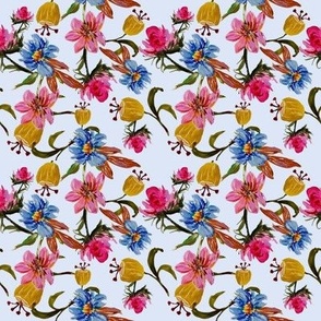 Gaouache Whimsical Florals Smaller Scale