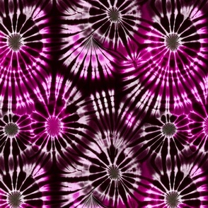 Pink Fashionable  Retro Tie Dye Pattern