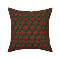 Strawberry trophical pattern 