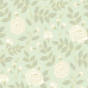 Rose2_pale olive green_gold