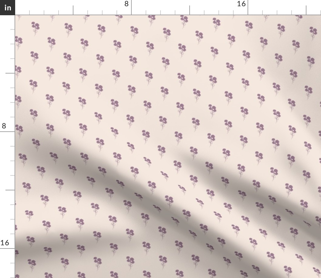 Cosmos Bouquet 2x2 pattern light mauve