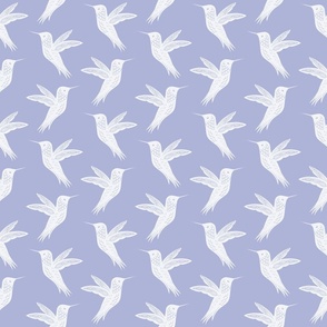 Flying Hummingbirds-  lavender 