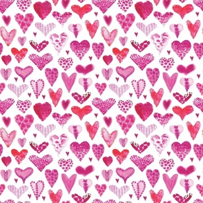 (S) Inky Boho Valentine Love Hearts Girls, Kids, Teens, Wedding, Valentine's Day  