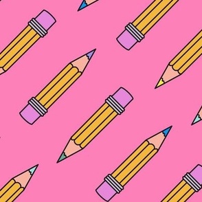 Pink pencils large