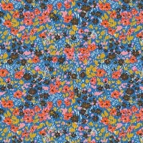 Brooke ditsy small flower Floral Blue Red pink SMALL