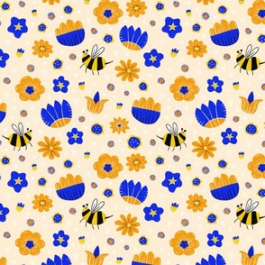 BEE in Love Wildflower Meadow - Large Scale