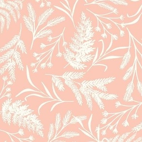 Greenery Branches-Salmon Pink