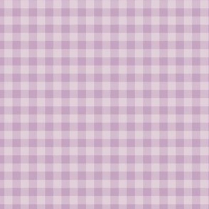 Gingham Plaid Stripes-Lavender Purple