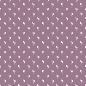 Cosmos Bouquet 2x2 pattern light mauve