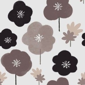 Winter blooms neutral colors