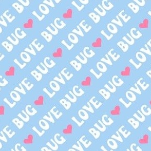 Love Bug - Valentine's Day - light blue - LAD23