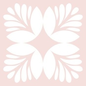 Powder pink & white petals