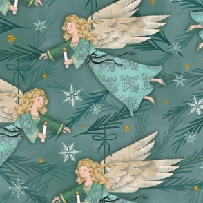 victorian angel repeat 24in