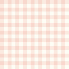 Classic Gingham Natural fefdf4 Pale Pink Satin f8d8cd