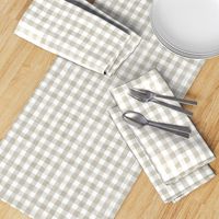 Pewter Brown Grey Watercolor Gingham - Small Scale - Buffalo Plaid Checkers Historical Sand Silver Gunmetal Smoke